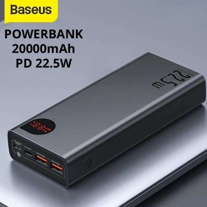 Baseus Adaman Powerbank 20000mah 22.5W Metal Digital Display