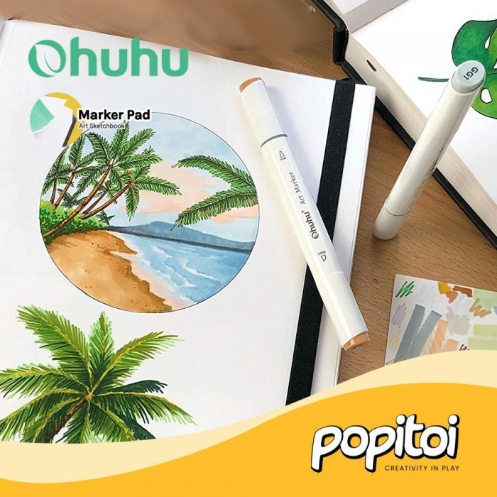 

Ohuhu Alcohol Marker Pad Sketchbook Buku Gambar Sketsa