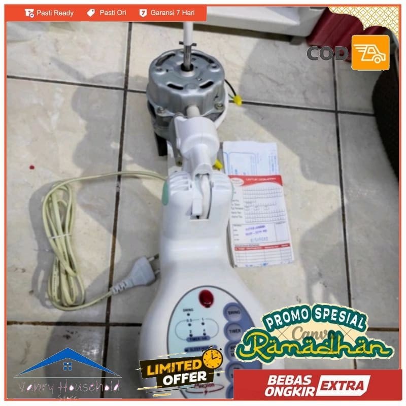 MESIN  GARANSI MASPION WALL FAN REMOTE MWF3001RC MWF 3001 RC ORI