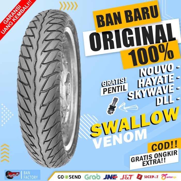 Ban Tubles Motor Matic Nouvo Skywave Ban Swallow Venom Ring 16 Tubles