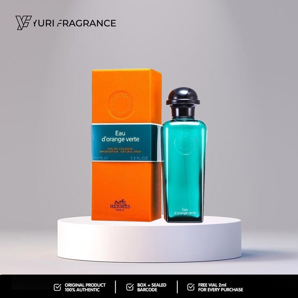 Hermes Eau D Orange Verte Cologne 100ml Original Box Segel Lengkap