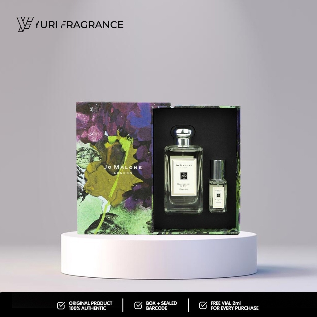 Jo Malone Blackberry & Bay Duo Set Cologne Original Box Segel Lengkap