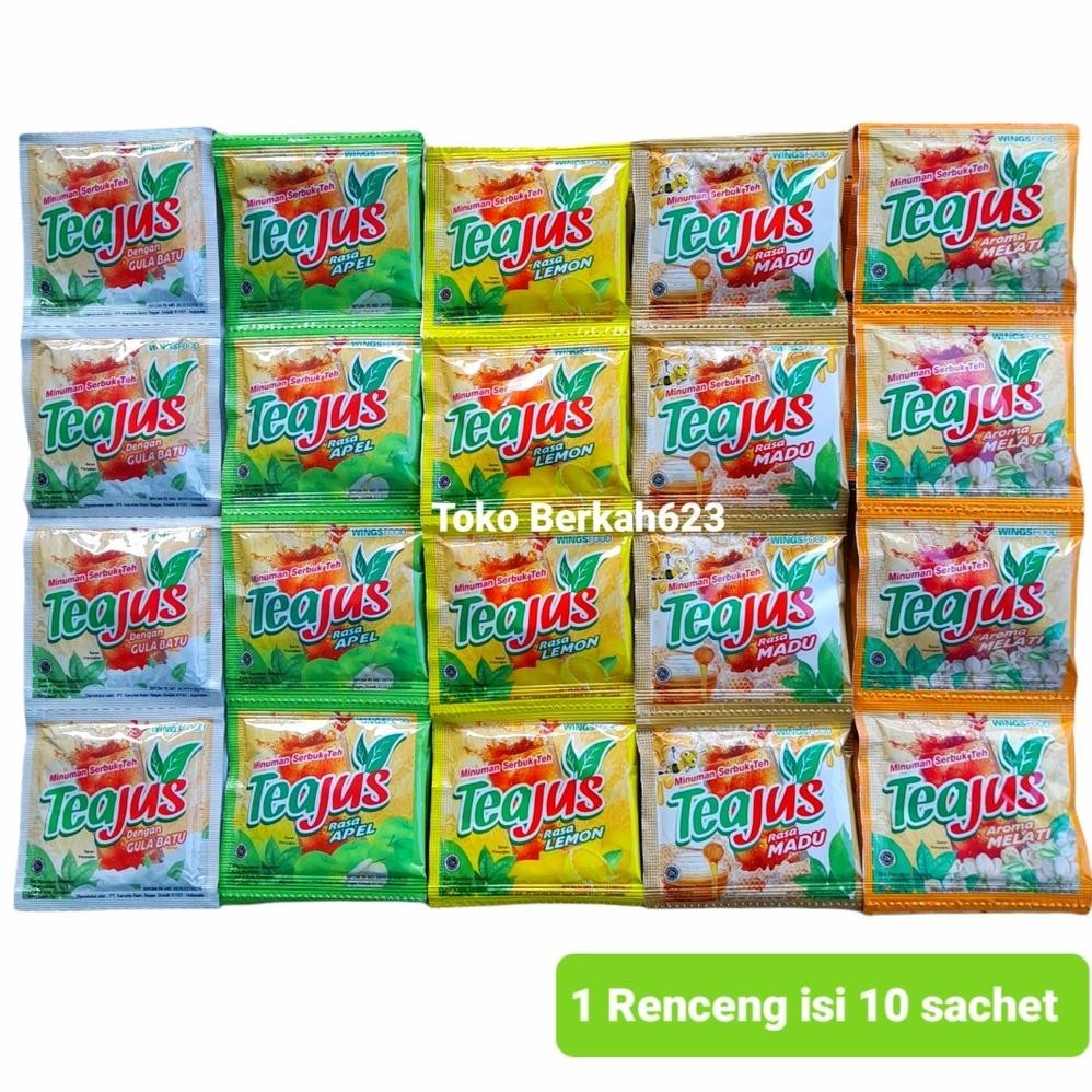 

New Produk Tea Jus Renceng Netto 7Gr Isi 10 Sachet All Varian .