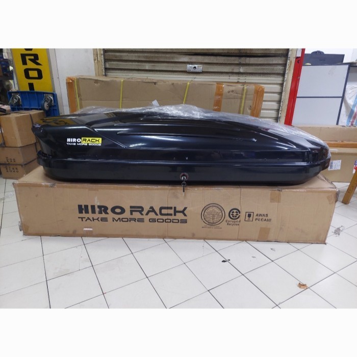 roof box glossy 174cm 650Liter Hiro Motor
