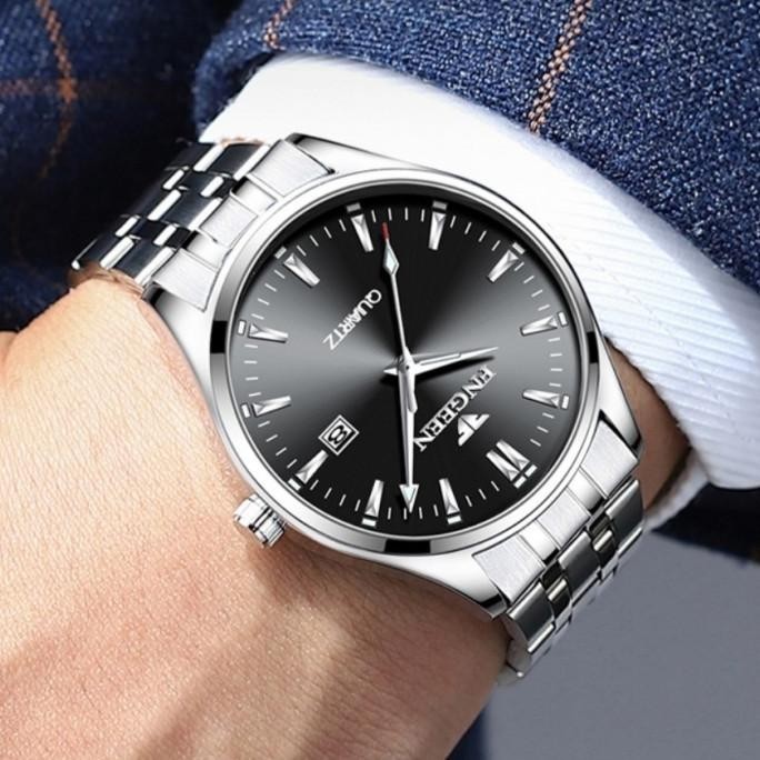 JAM TANGAN PRIA FNGEEN ORIGINAL PREMIUM SILVER IMPORT LABRA RANTAI