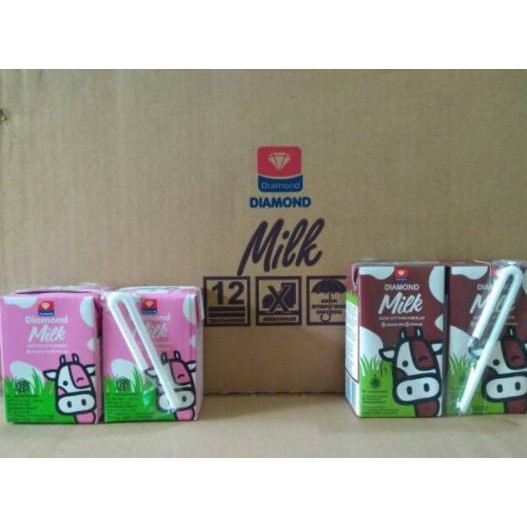 

DIAMOND Susu UHT 125ml (Cokelat/Strawberry) 1 Karton TS