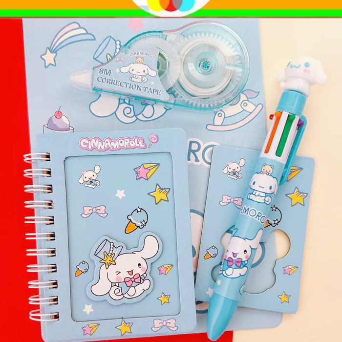 

GRATIS ONGKIR SET ALAT TULIS PULPEN DAN BUKU MEMO SANRIO SET PULPEN SANRIO STUDY SET SANRIO ALAT