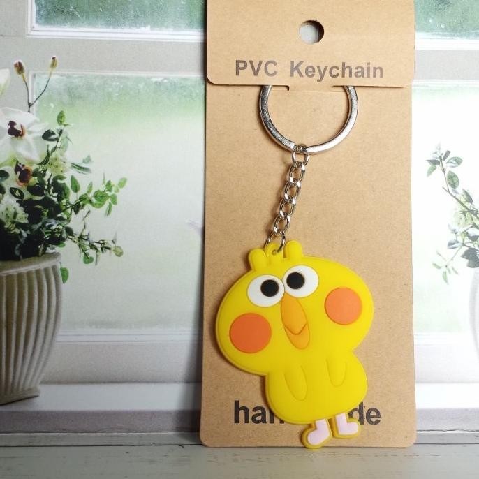GANTUNGAN KUNCI RUBBER KEY CHAIN IMPORT LOGO SALLY LINE