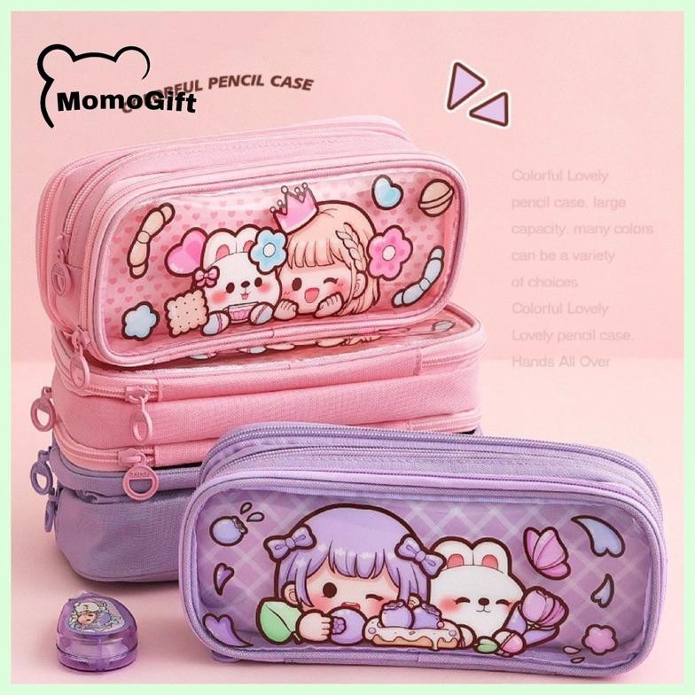 

Kotak Pensil Dodogirl 3 In 1 /Tempat Pena Pulpen Aesthetic TLD125