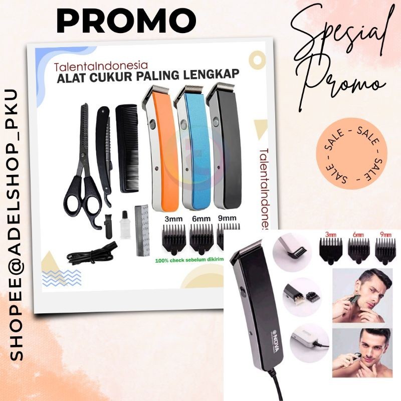BEST SELLER (NOVA)Mesin Cukur Rambut Kumis dan Jenggot /Mesin Cukur Tanpa Listrik/ Mesin Cukur Nova