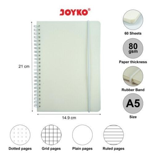 

Notebook Joyko A5 60 Sheets NB700 / Buku Catatan / Buku Tulis