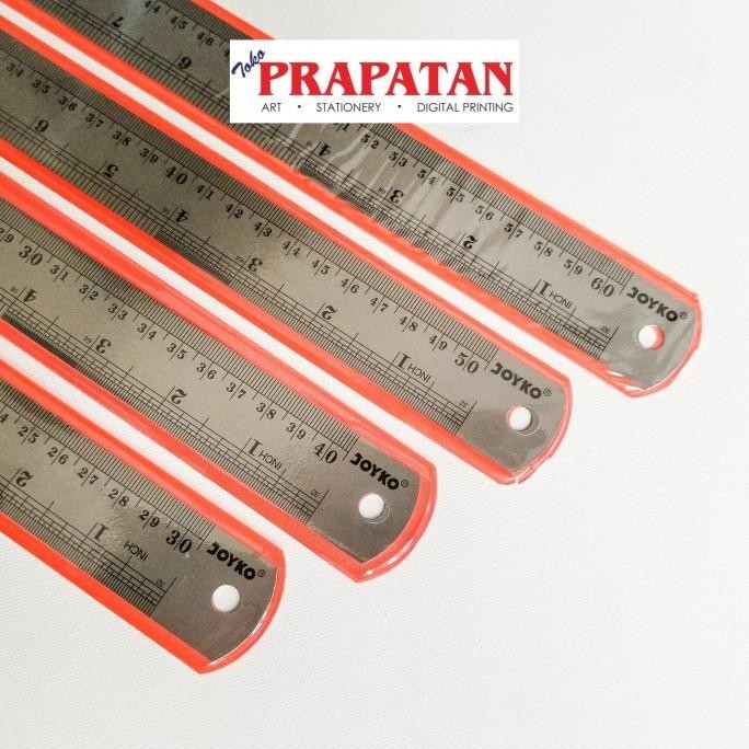 

Penggaris Besi Joyko RL-ST30-60 / Stainless Steel Ruler
