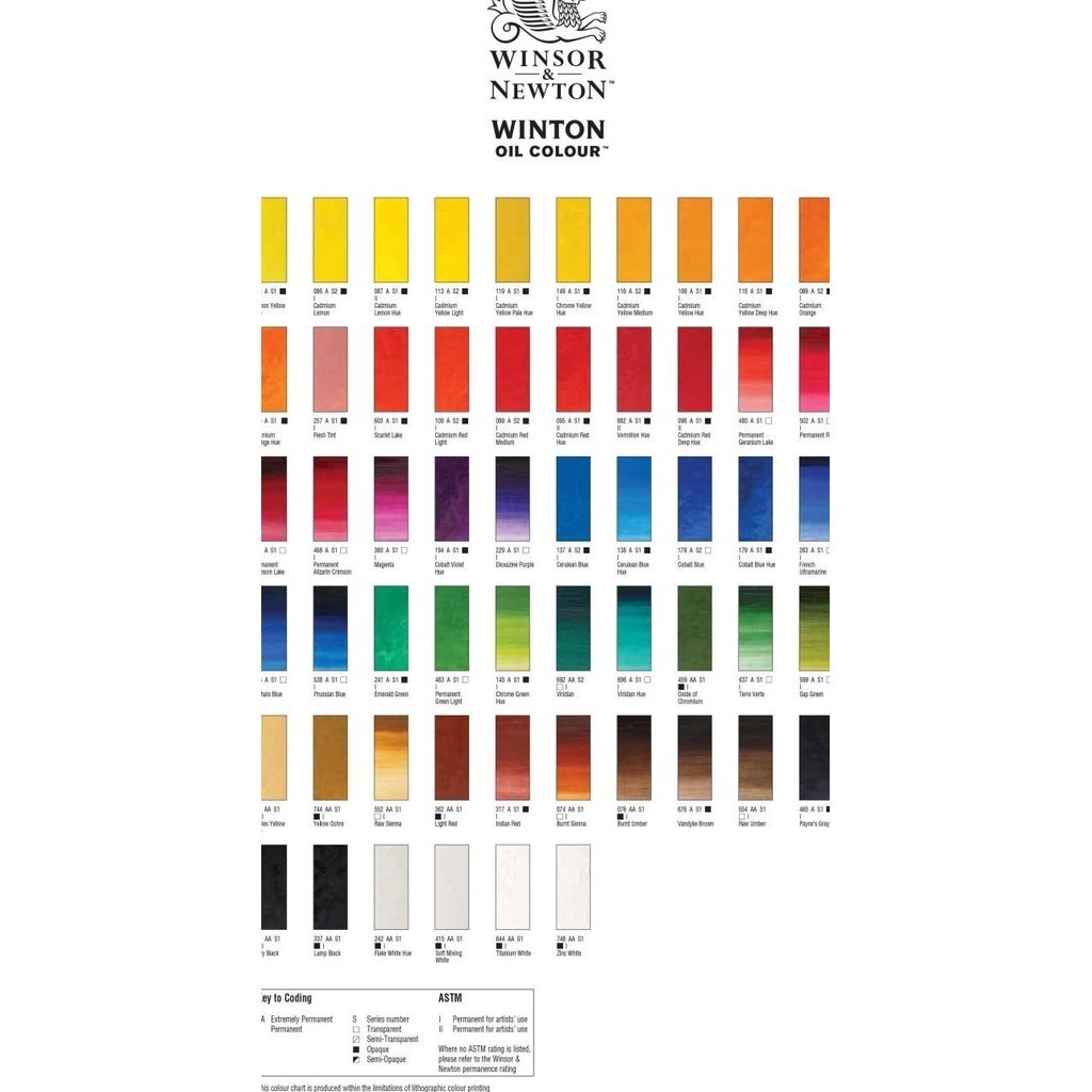 

WINSOR & NEWTON OIL COLOR 37 ML