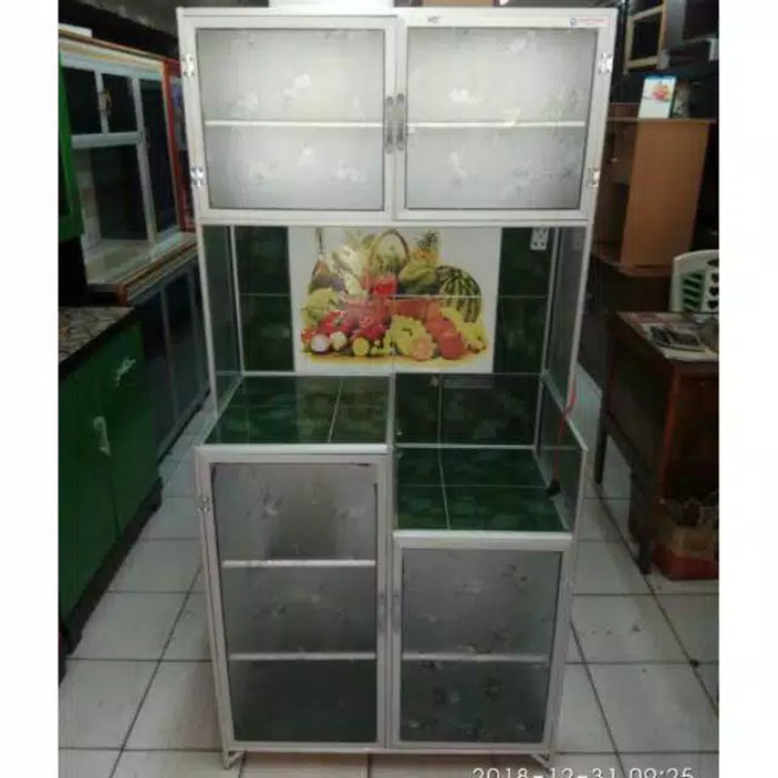 Rak Piring Alumunium 2 Pintu Magicom