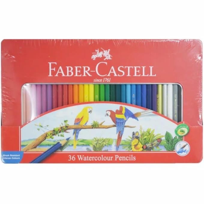 

Pensil Warna Faber Castell Water Colour 36 L Tin Case