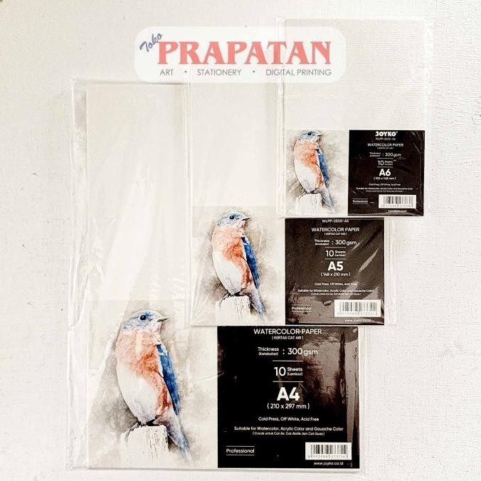 

Joyko Watercolor Paper 300gsm WLP-2500 | Kertas Cat Air