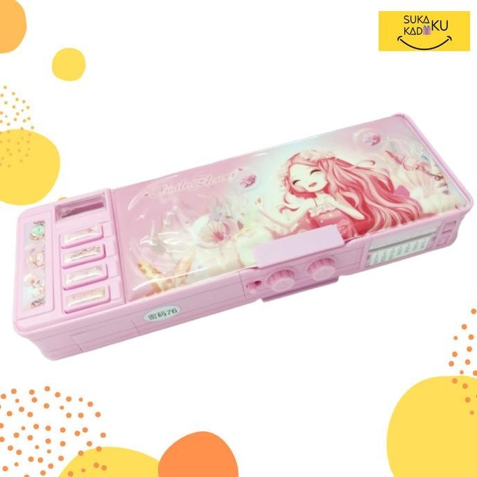 

KOTAK TEMPAT PENSIL ANAK PEREMPUAN KARAKTER PRINCESS MAGNET SANDI