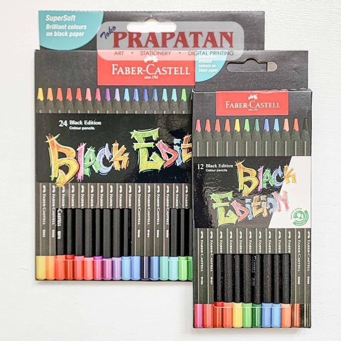 

Pensil Warna Faber Castell Black Edition | Color Pencil - 12C