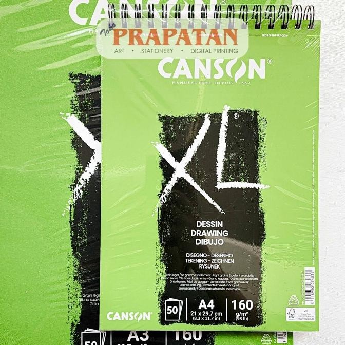 

Canson XL Dessin Drawing Book | Buku Gambar Hitam