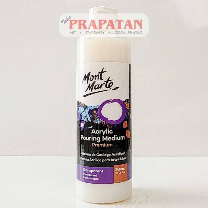 

Mont Marte Acrylic Pouring Medium 240ml | Medium Pouring Cat Akrilik