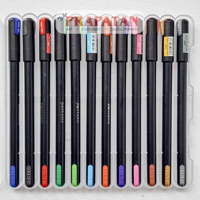 

Pentonic Gel Pen Set 12C | Pena Jel | Pulpen