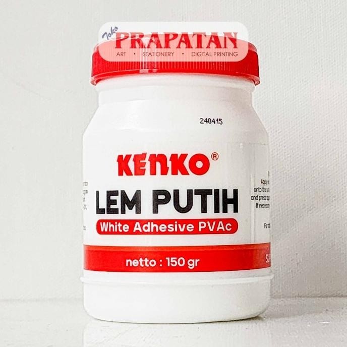 

Lem Kenko Putih 150g | White Adhesive Glue | Lem Cair