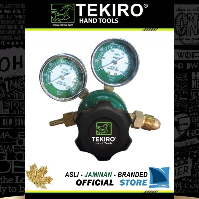 ------] Regulator Las Oksigen Meteran Tabung - Heavy Duty Regulator TEKIRO