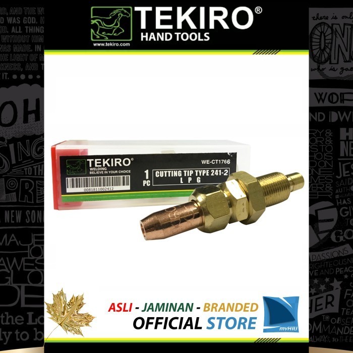 ~@~@~@~@] Nozzle Las LPG Type 241-2 Blender Potong - Cutting Tip TEKIRO