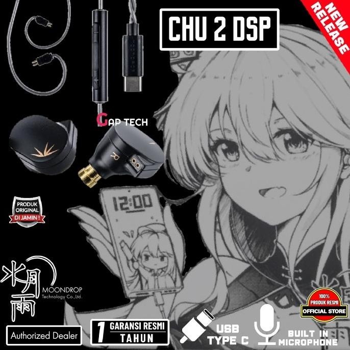 Moondrop Chu II / Chu 2 DSP Type C + Mic In Ear Monitor Earphone / iem
