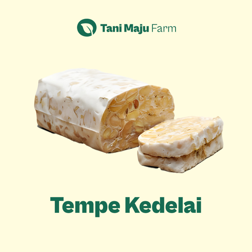 

TANI MAJU - Tempe Kedelai Fresh (1 pcs) - Tahu & Fermentasi
