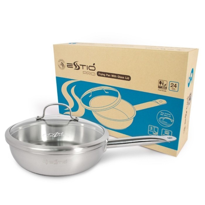 TERPERCAYA Estio Pro Fry Pan Glass Lid Zebra 175102