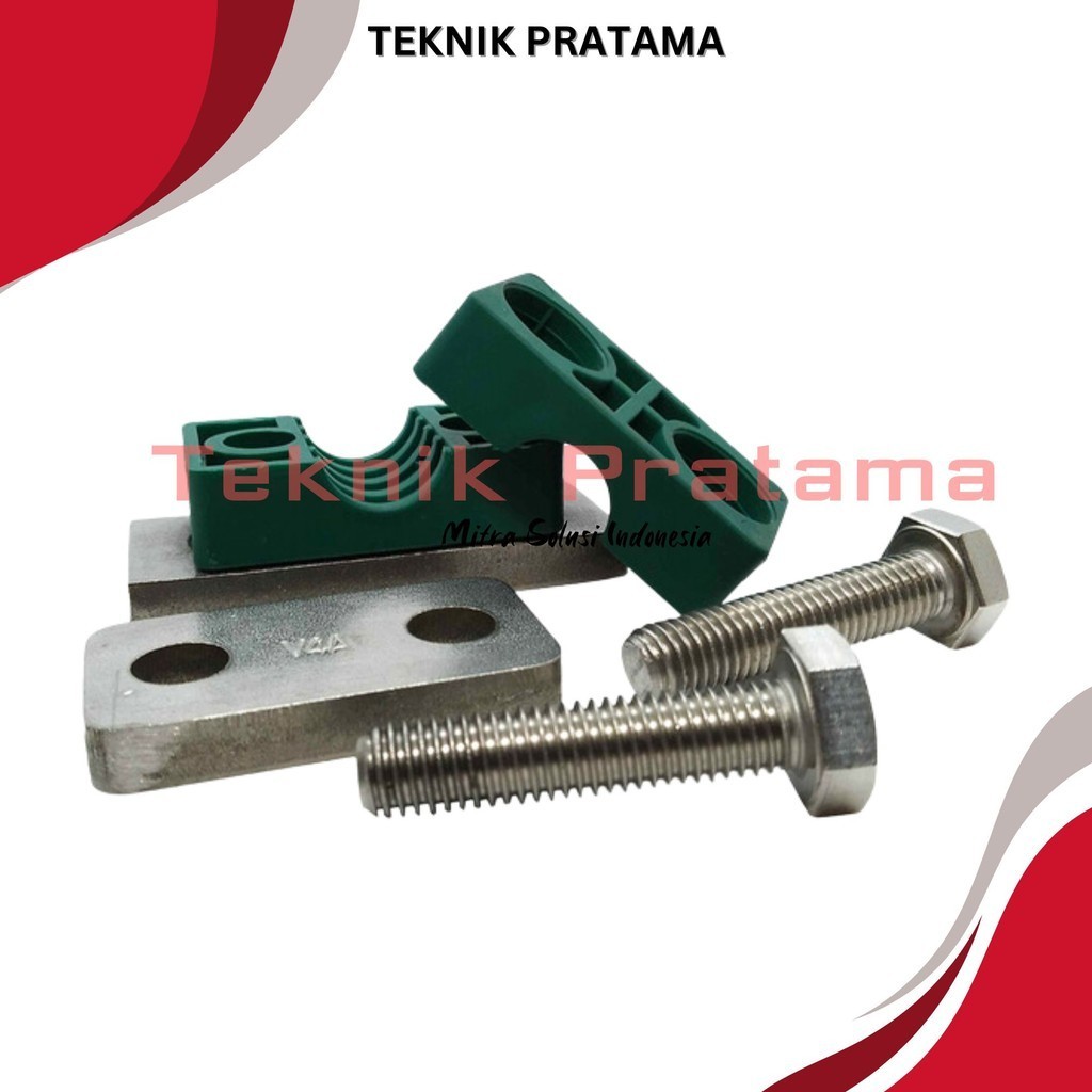 25 MM KLEM PIPA LIGHT DUTY SINGLE / KlEM PIPA HIDRAULIC CLAMP TUBING 25MM