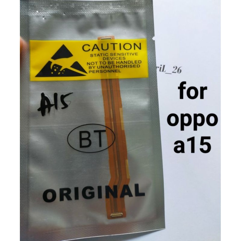 FLEXIBLE UI BOARD OPPO A15 CPH2185 PENGHUBUNG MESIN KE KONEKTOR CHARGER