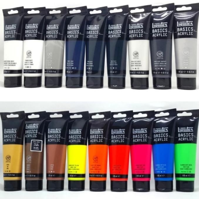 

Cat Akrilik Liquitex Basics Acrylic 118 Ml Green Gray Fany Mall