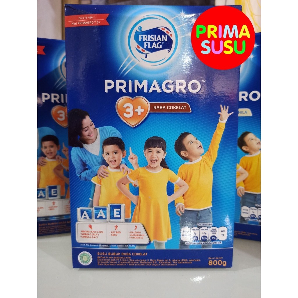 Primagro 3+ 750 Gr Vanila, Madu, Cokelat