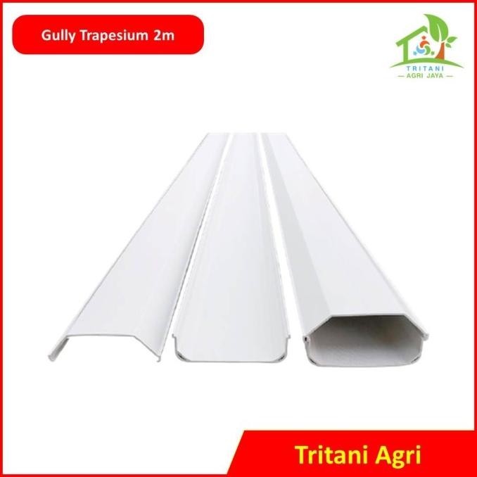 gully talang trapesium hidroponik panjang 2 meter