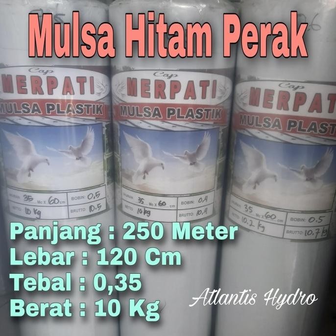 Plastik Mulsa Lebar 1,2 M Panjang 250 M ( 1 Roll ) MURAH 