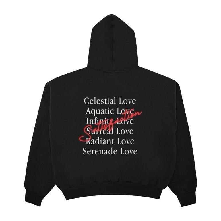 Promo Hoodie Satisfaction Radiant Love Black Premium