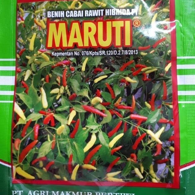 Benih cabe rawit MARUTI F1 10 gram cabe rawit putih maruti 10gr