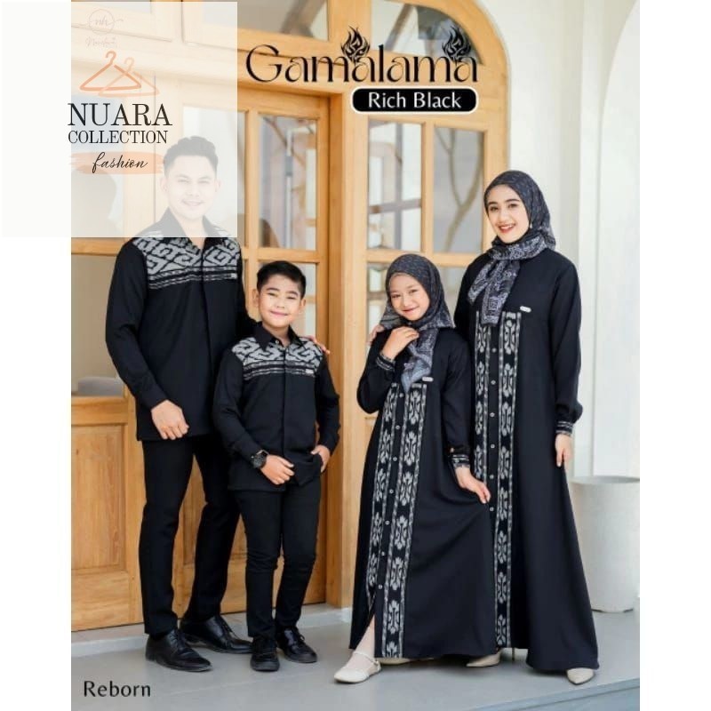 [Bahan halus dan Nyaman] Gamalama Kemeja dan gamis baju couple keluarga, baju couple kondangan, baju