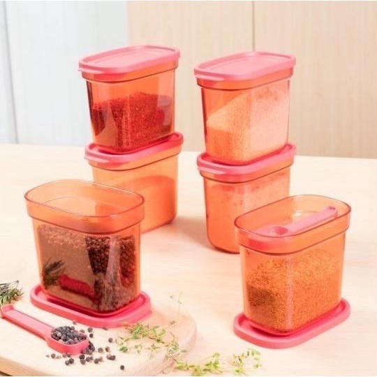 TEMPAT BUMBU TUPPERWARE UMAMI COLLECTION TOPLES GULA KOPI (4)