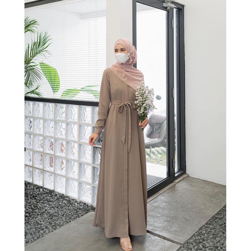 [Bahan halus dan Nyaman] Elmiza - Kinan Dress - Dress Muslim