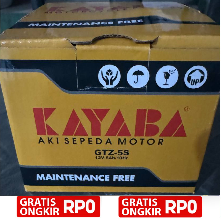 Aki Motor Kayaba GTZ5S Original Asli 100%