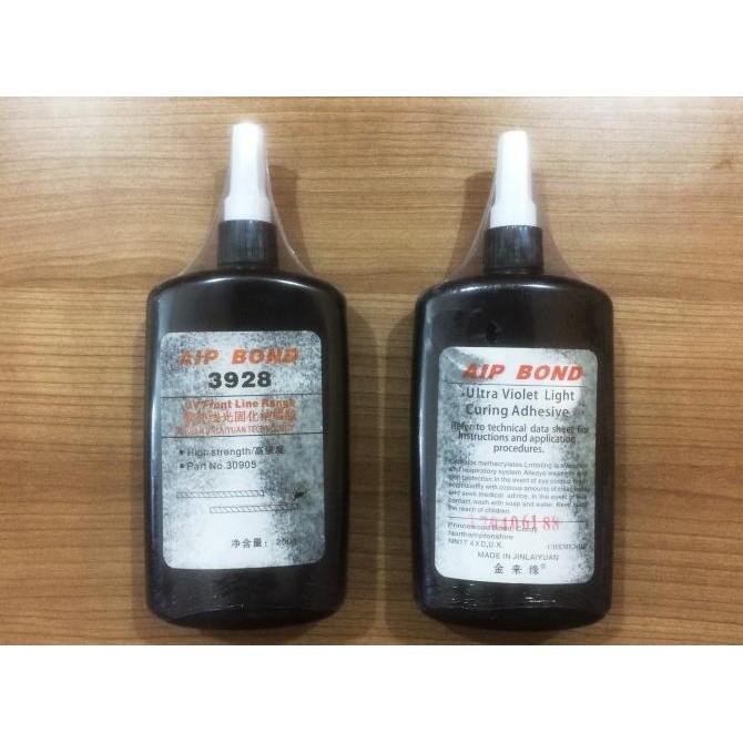 Lem Kaca Transparant 250 ml UV Curing Light Adhesives Lem Kaca UV Glue