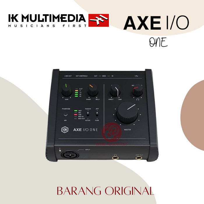 

IK Multimedia AXE I/O ONE Original USB Guitar Audio Interface