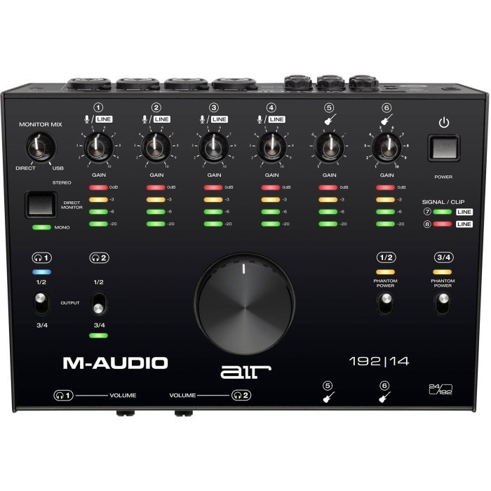 

M AUDIO AIR 19214 USB 8X4 AUDIO INTERFACE WITH MIDI / M-AUDIO AIR hh