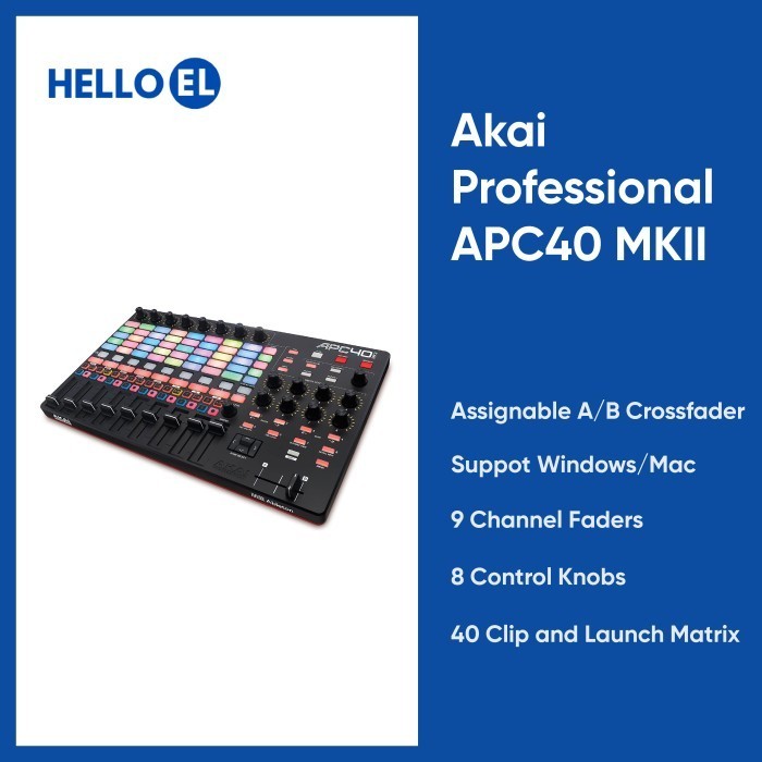 

Akai Professional APC40 MKII Ableton Live USB MIDI Controller