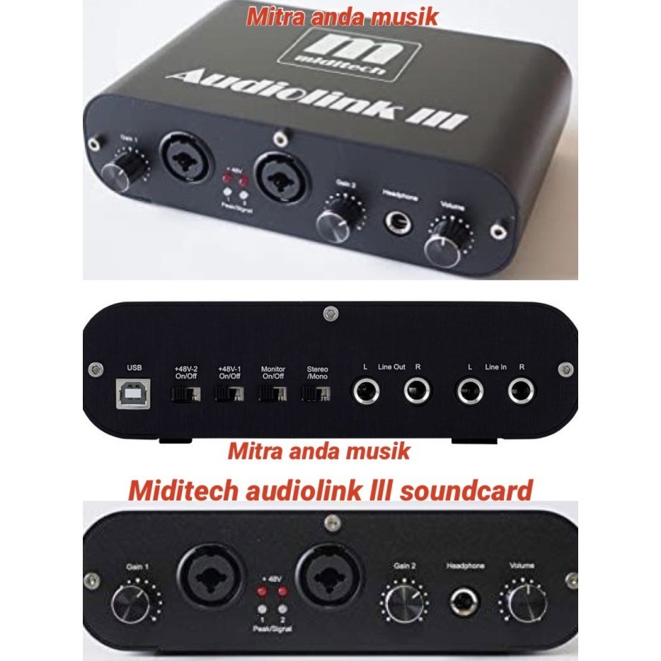 

Audiolink3 iii usb audio interface recording soundd