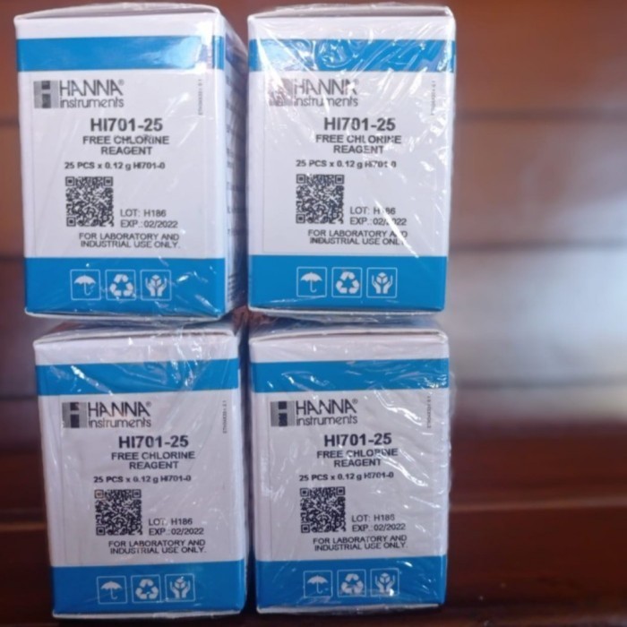 Ready HANNA HI701-25 Reagents Free Chlorine for hi701