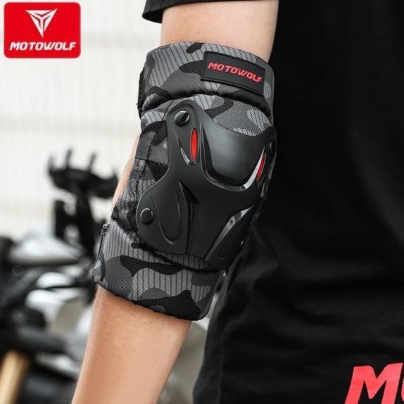 HARGA DISC - Deker Tangan Elbow Pad Deker Lutut Motowolf Pelindung Tangan Motor